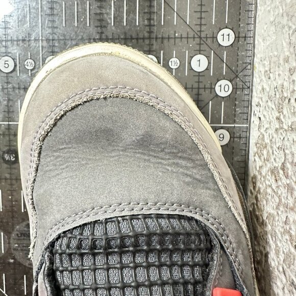 Nike Air Jordan 4 Youth Sz 6.5Y Women 8 408452-061 Infrared Grey Red Black Shoes - Picture 11 of 11